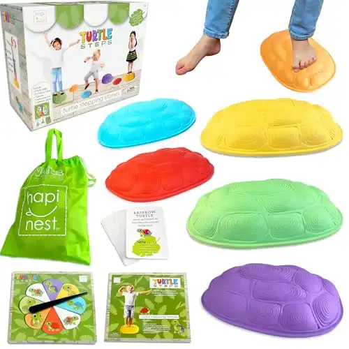 Hapinest Turtle Steps Balance Stepping Stones